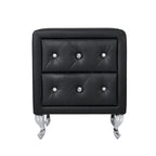 Modern Simple White Leather Nightstand - image 10