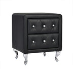 Modern Simple White Leather Nightstand - image 8