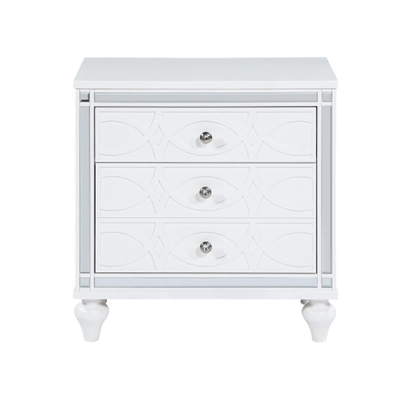Modern Simple Three Drawers Nightstand - image 1