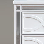 Modern Simple Three Drawers Nightstand - image 4