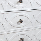 Modern Simple Three Drawers Nightstand - image 6