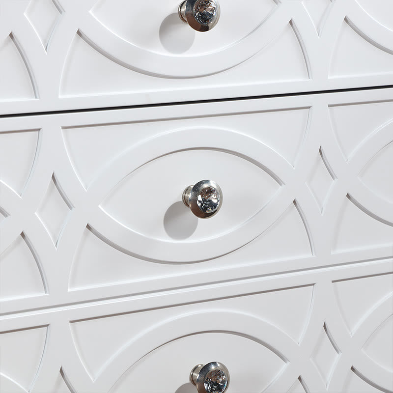 Modern Simple Three Drawers Nightstand - image 6