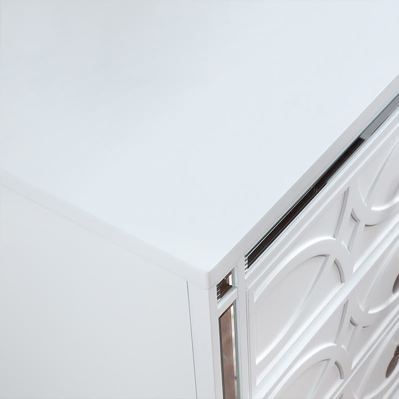 Modern Simple Three Drawers Nightstand - image 5