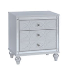 Modern Simple Three Drawers Nightstand - image 9