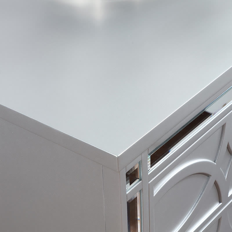 Modern Simple Three Drawers Nightstand - image 16
