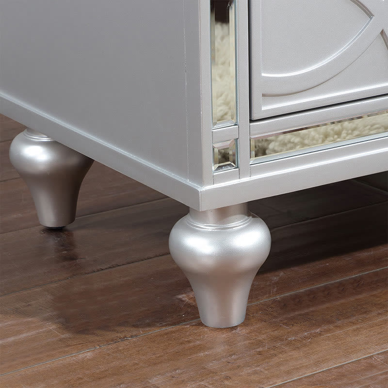Modern Simple Three Drawers Nightstand - image 14