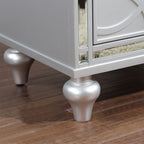 Modern Simple Three Drawers Nightstand - image 14