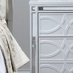 Modern Simple Three Drawers Nightstand - image 13
