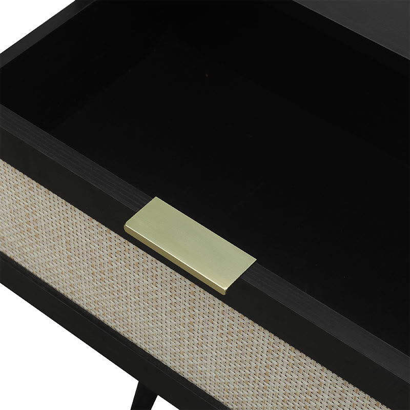 Medieval Style Rattan Nightstand - image 12