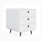 Modern Minimalist White Nightstand - image 1
