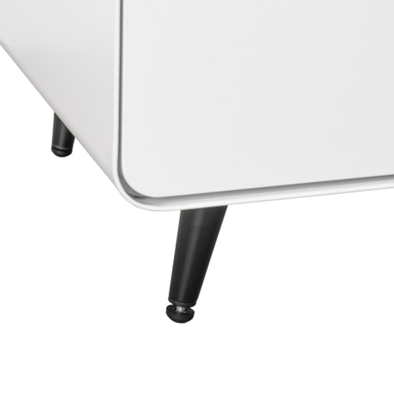 Modern Minimalist White Nightstand - image 6