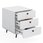 Modern Minimalist White Nightstand - image 3