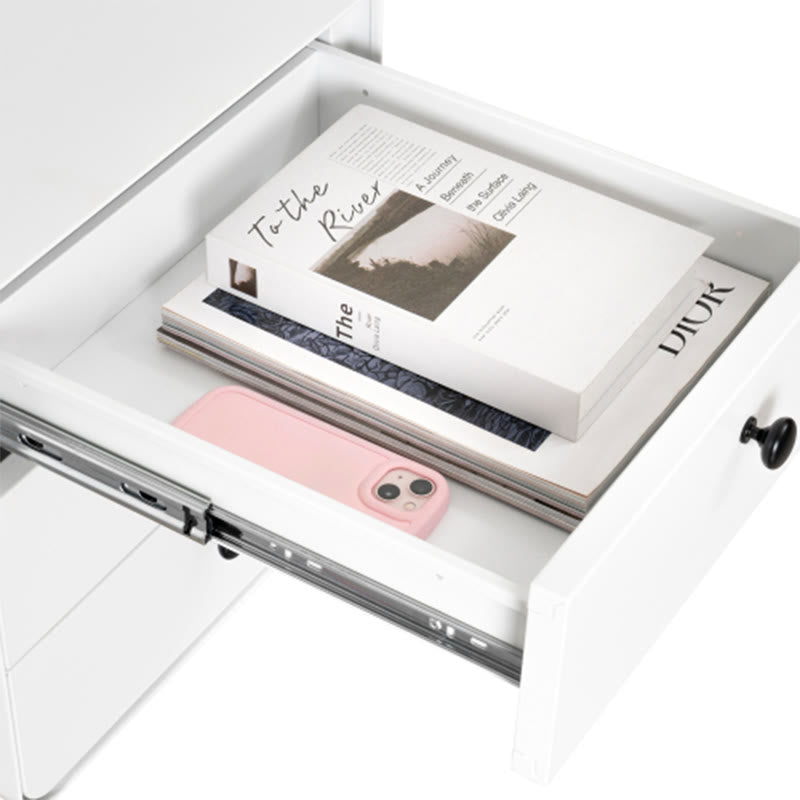 Modern Minimalist White Nightstand - image 4