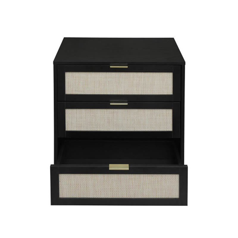 Medieval Style Rattan Nightstand - image 5