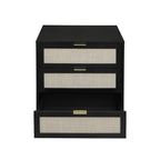 Medieval Style Rattan Nightstand - image 5