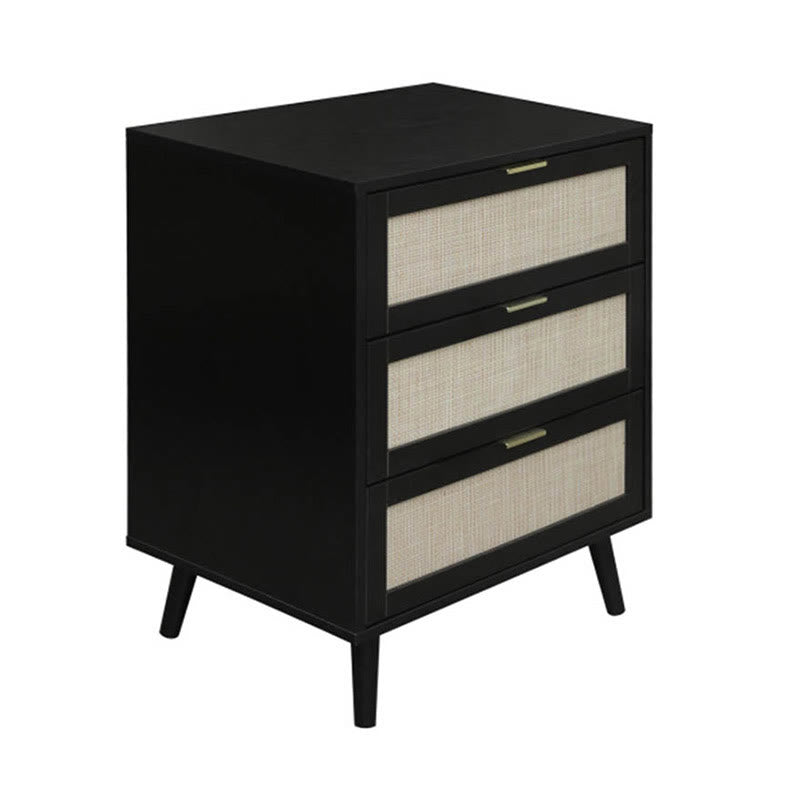 Medieval Style Rattan Nightstand - image 3