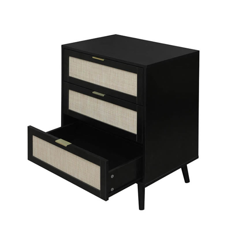 Medieval Style Rattan Nightstand - image 4