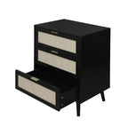 Medieval Style Rattan Nightstand - image 4