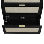 Medieval Style Rattan Nightstand - image 7