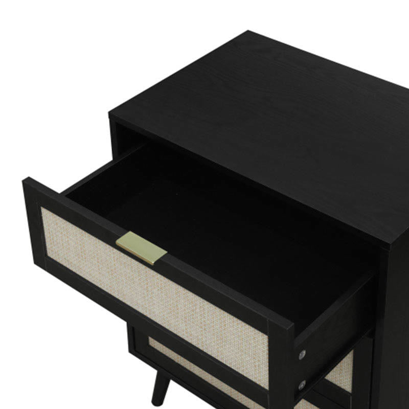 Medieval Style Rattan Nightstand - image 6