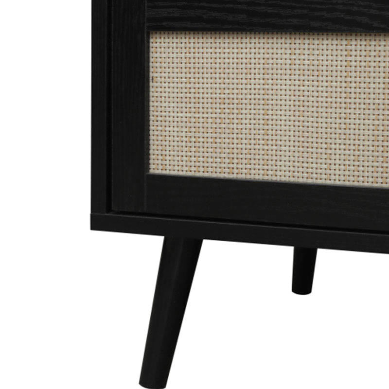 Medieval Style Rattan Nightstand - image 8
