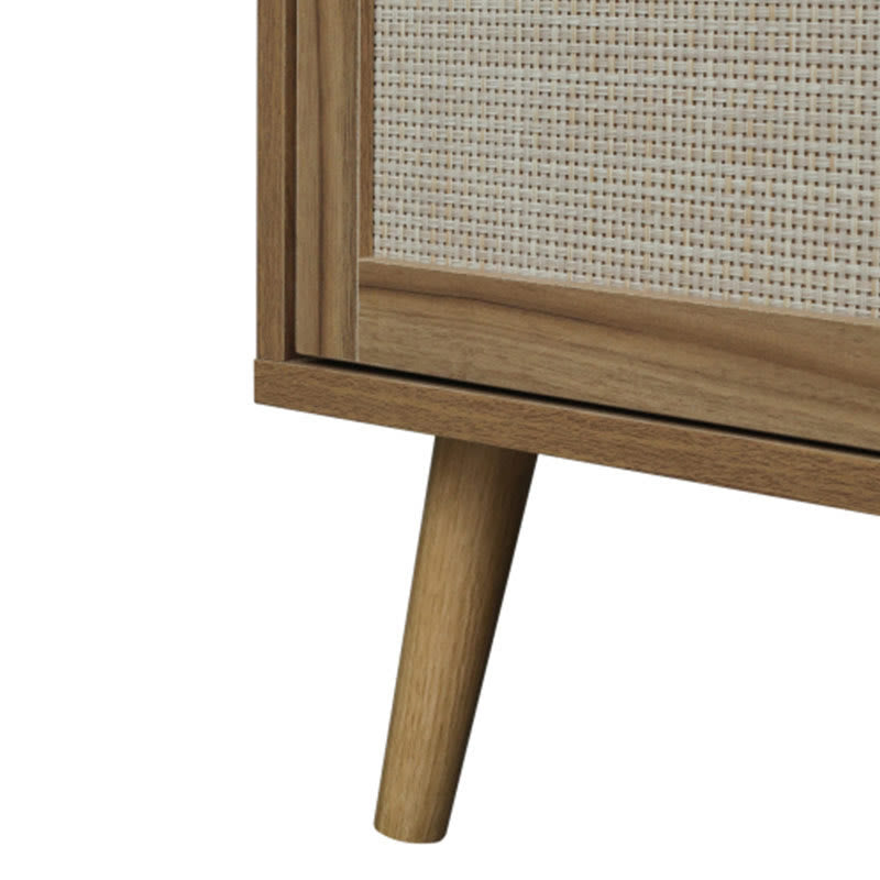 Medieval Style Rattan Nightstand - image 19