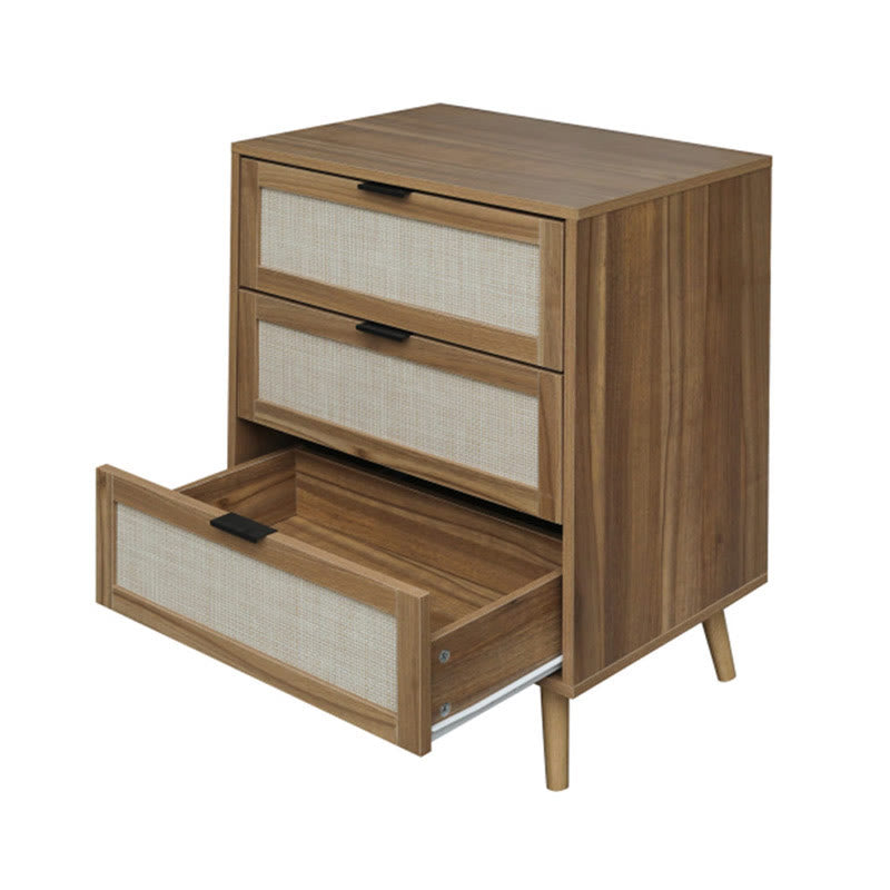 Medieval Style Rattan Nightstand - image 17