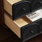 Wooden Nightstand Mid-century Bedside Table - image 5