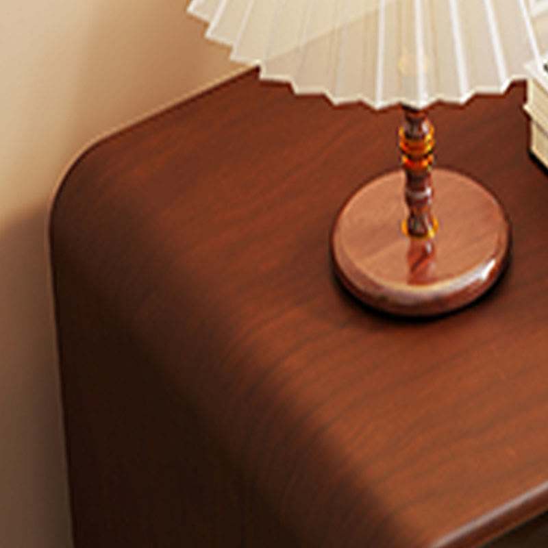 Wooden Nightstand Mid-century Bedside Table - image 6