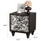 Mid-Century Nightstand Modern Bedside Table - image 9