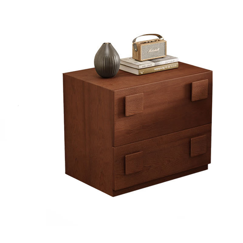 Mid-Century Nightstand Simple Bedside Cabinet - image 1