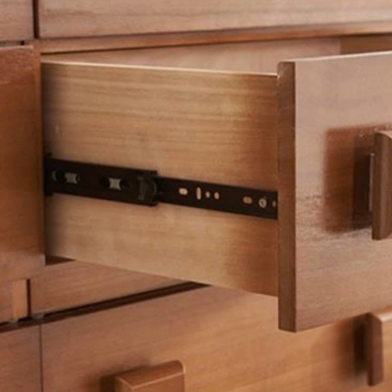 Mid-Century Nightstand Simple Bedside Cabinet - image 2
