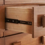 Mid-Century Nightstand Simple Bedside Cabinet - image 2