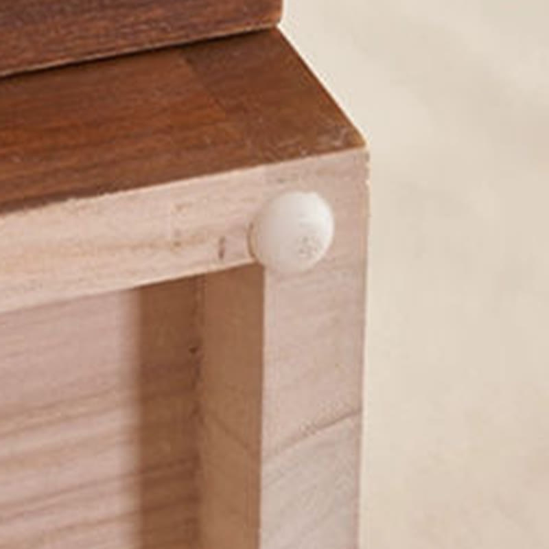 Mid-Century Nightstand Simple Bedside Cabinet - image 4