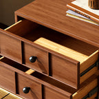 Natural Solid Wood Nightstand - image 3