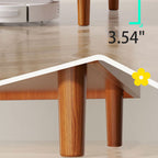 Solid Wood Glass Door Bedside Table - image 4