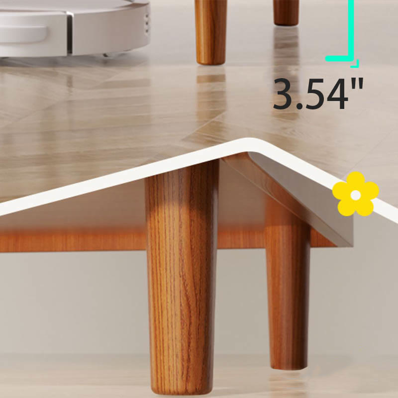 Solid Wood Glass Door Bedside Table - image 4