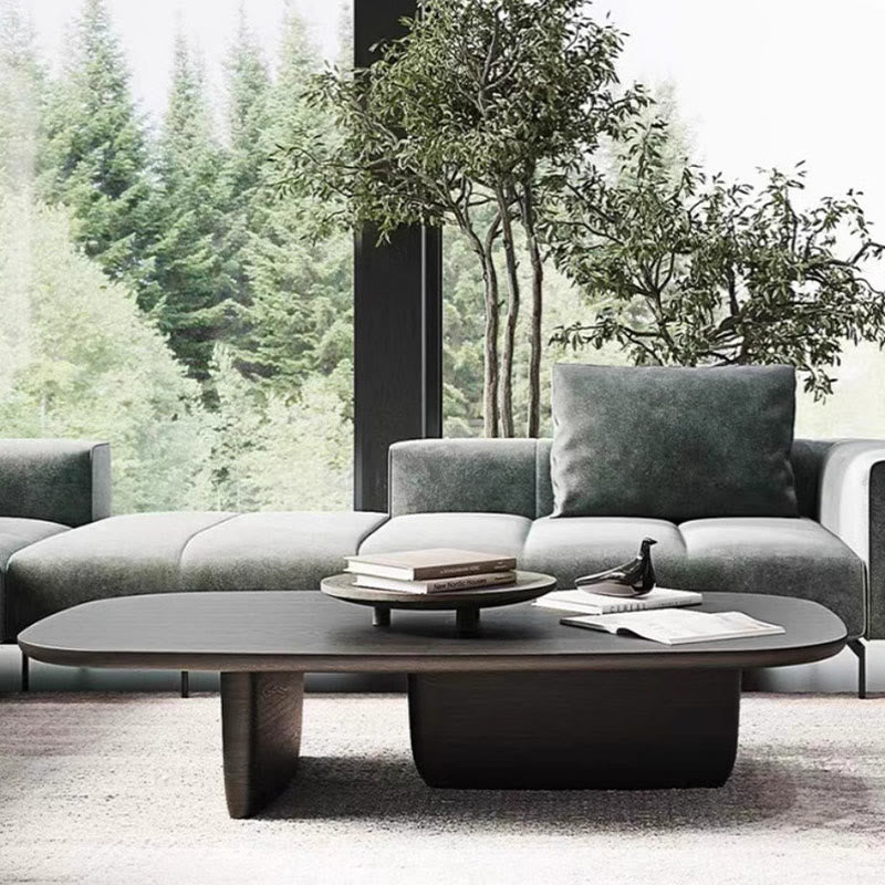 Simple Square Ash Wood Tea Table - image 2