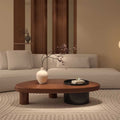 Log Living Room Coffee Table - Walnut - image 2