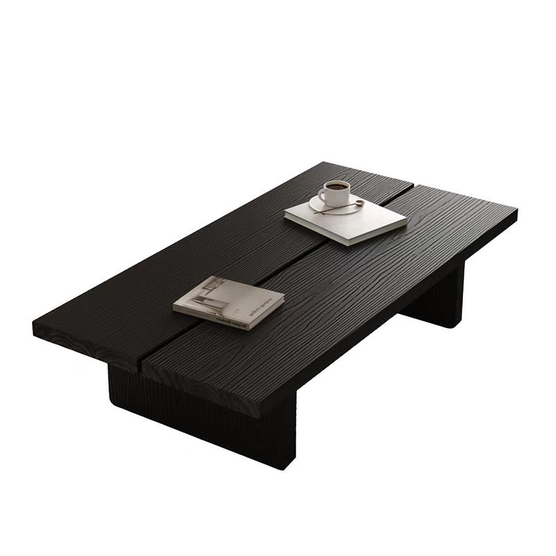 Rectangular Modern Solid Wood Coffee Table - image 1