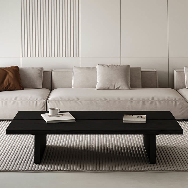 Rectangular Modern Solid Wood Coffee Table - image 3
