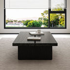 Rectangular Modern Solid Wood Coffee Table - image 4