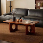 Special Shaped Solid Wood Coffee Table - Walnut - image 0