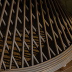 Rattan Round Wood Coffee Table - image 3