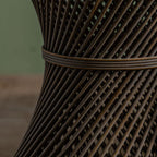 Rattan Round Wood Coffee Table - image 6