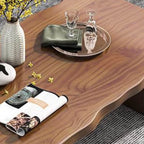 No Splicing Natural Wood Coffee Table - image 3