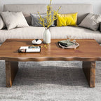No Splicing Natural Wood Coffee Table - image 2