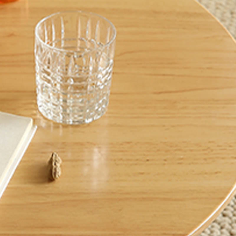 Rattan Mid-century Round Coffee Table - image 5