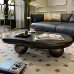Black Cloud Round Edge Coffee Table - image 0