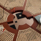 Special-shaped Rattan Round Coffee Table - image 8